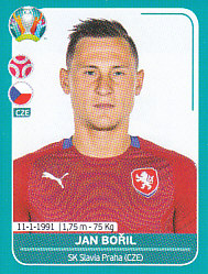 Jan Boril Czech Republic samolepka EURO 2020 #CZE13